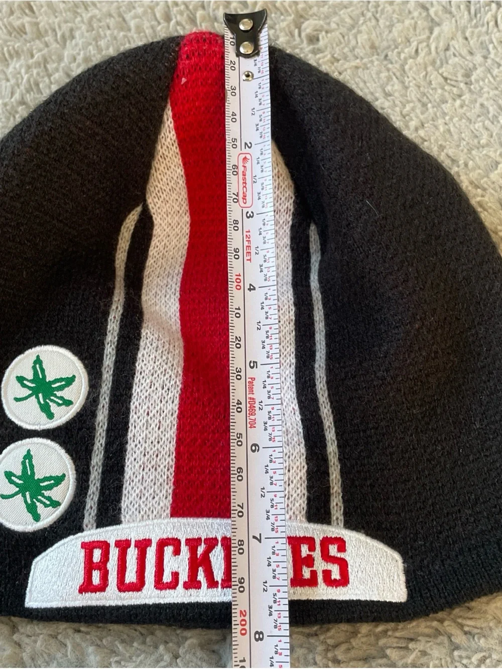 Ohio State Buckeyes Helmet Beanie Hat Youth Boys OSU Official Headwear